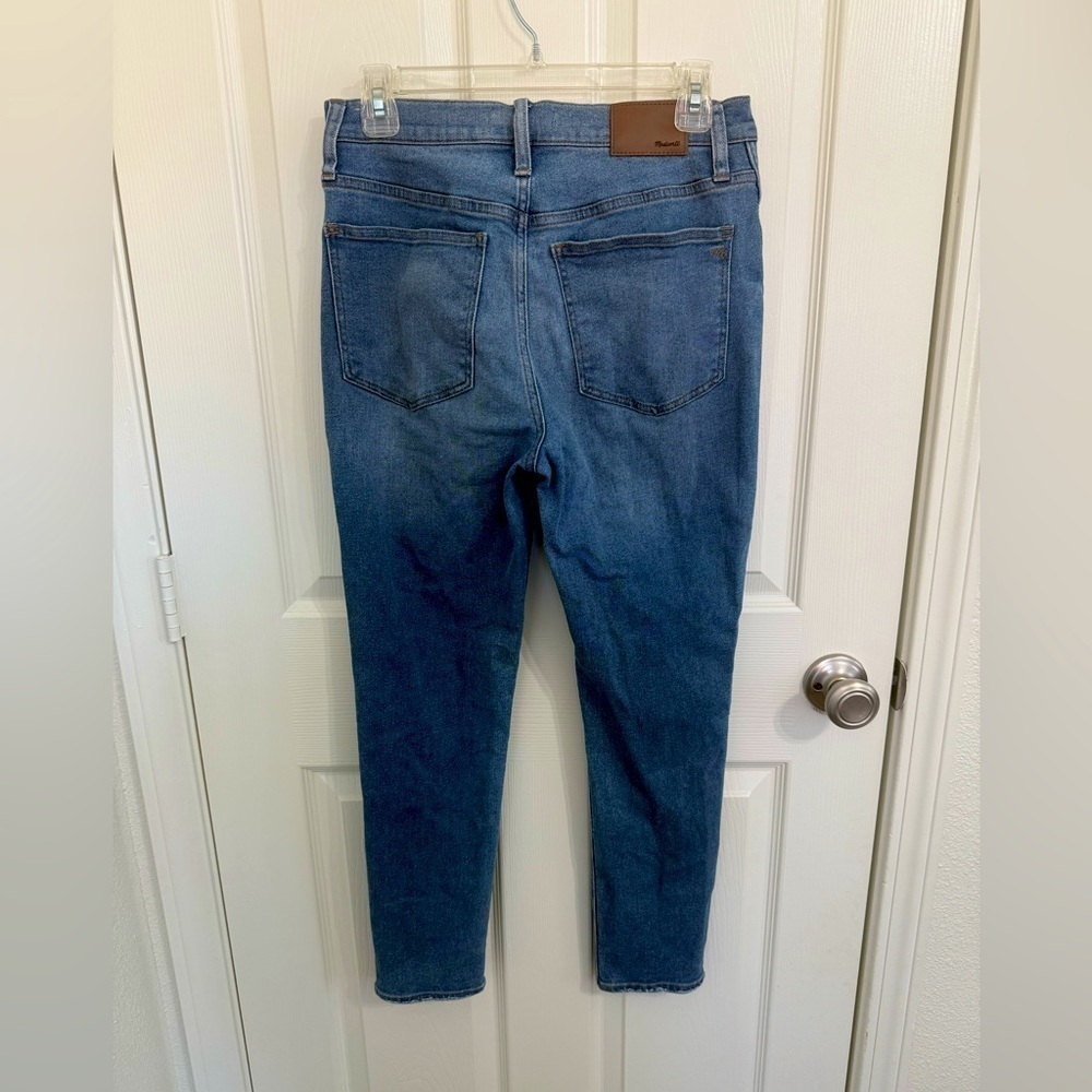 NWT Madewell 10" High-Rise Skinny Crop Jeans in Sheffield Wash, size 27 - Picture 6 of 7